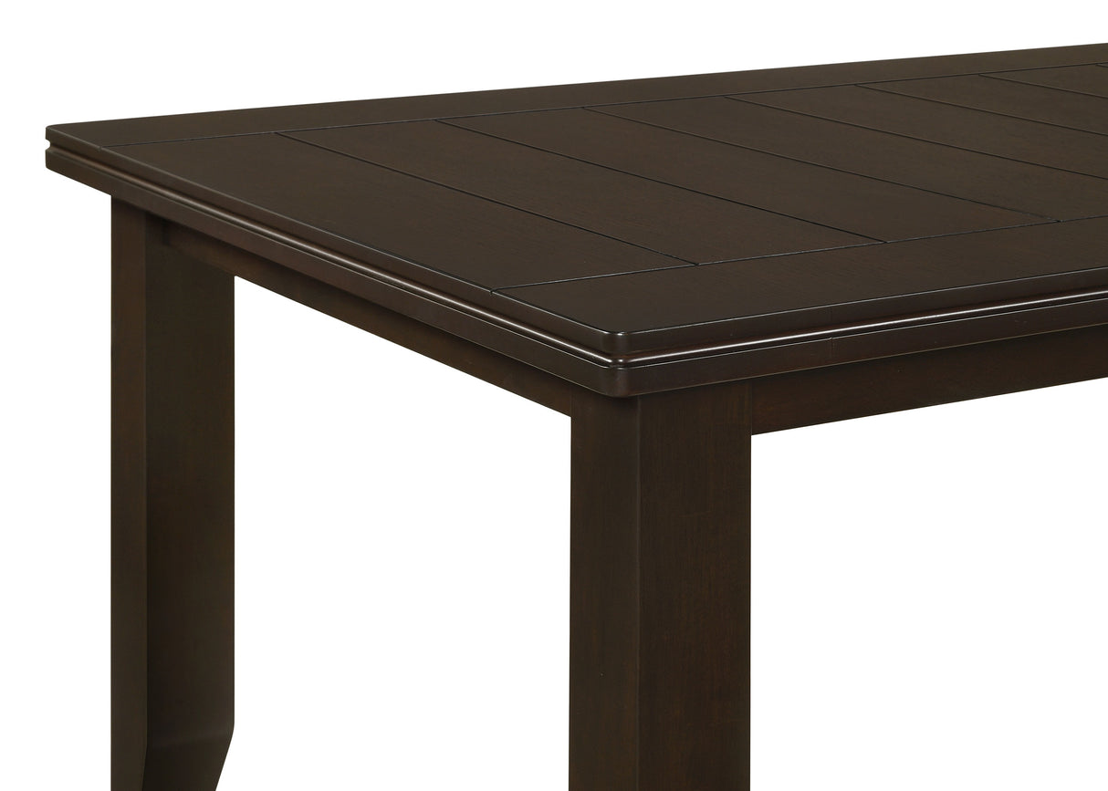 Dalila 5-Piece Dining Set with Cappuccino Finish