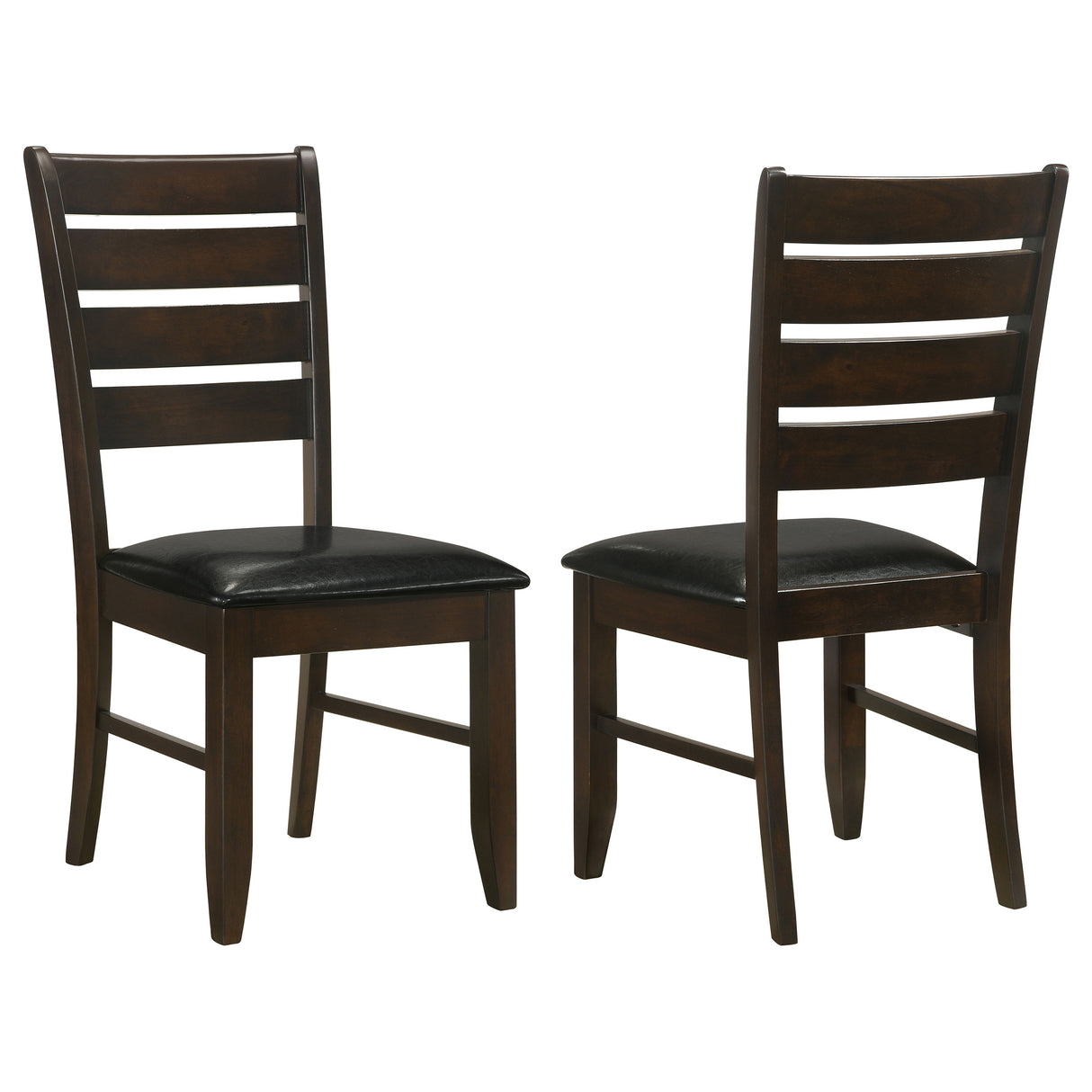 Dalila Wood Dining Side Chair Cappuccino - Set of 2