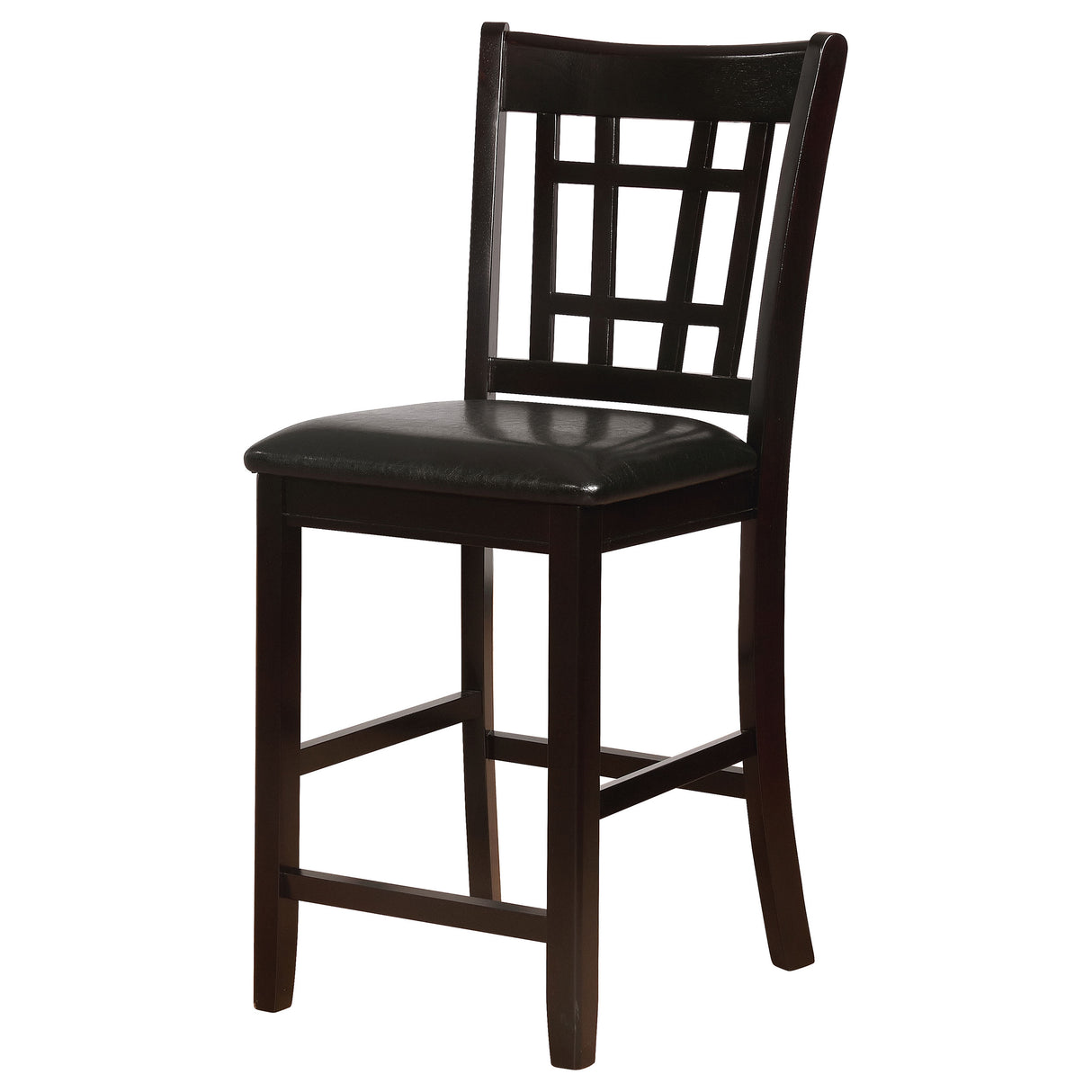 Lavon Wood Counter Height Dining Chair Black/Espresso (Set of 2)