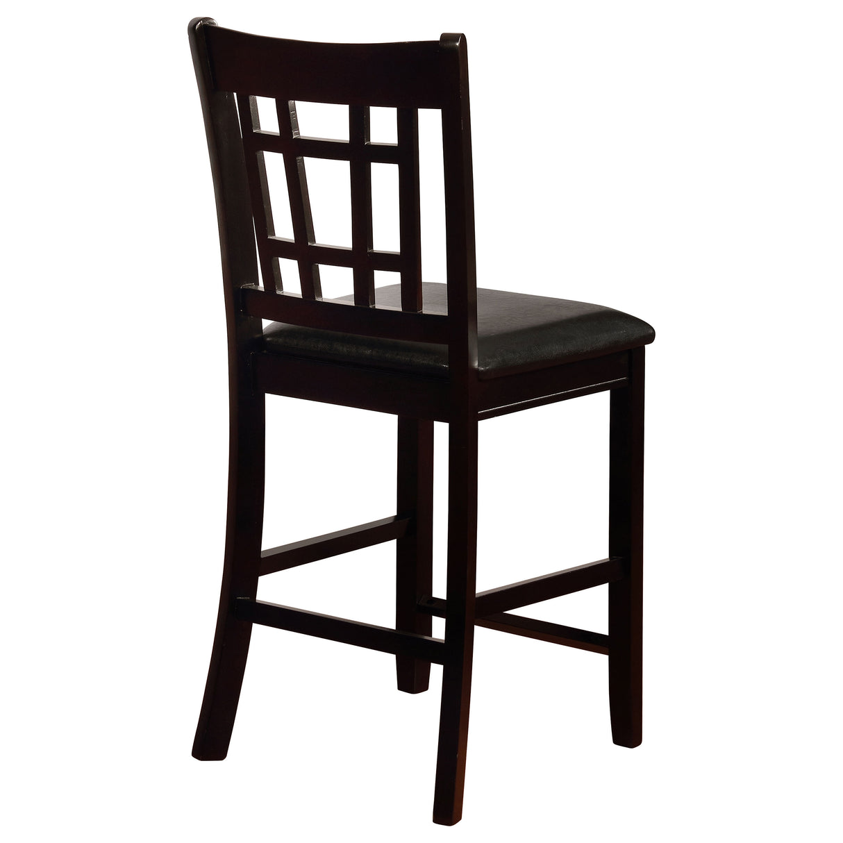 Lavon Wood Counter Height Dining Chair Black/Espresso (Set of 2)
