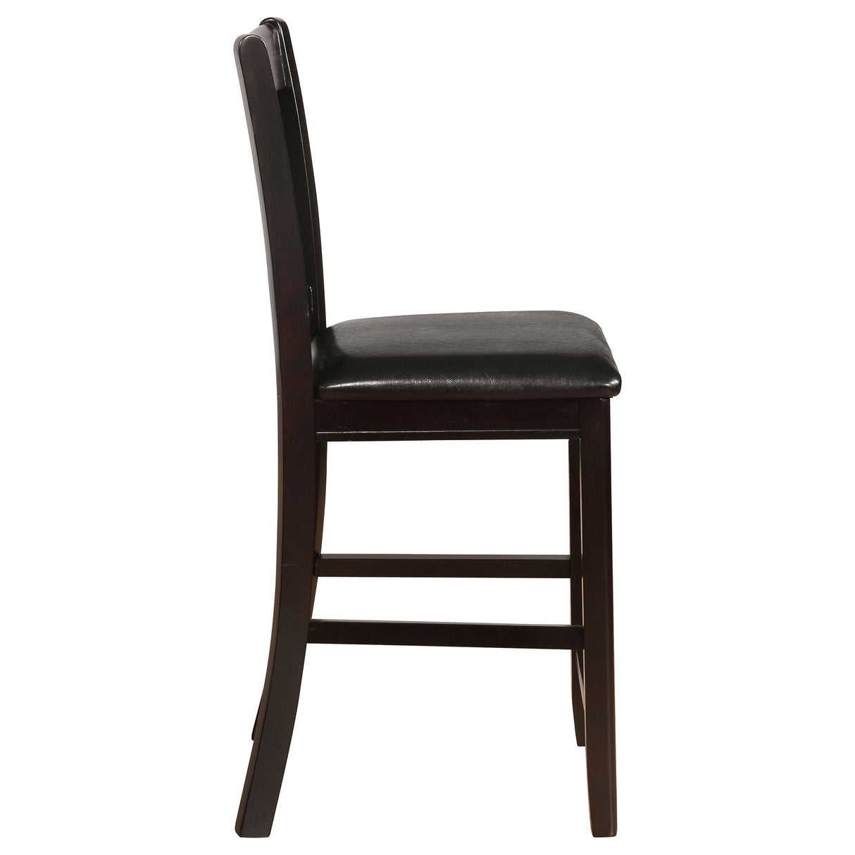 Lavon Wood Counter Height Dining Chair Black/Espresso (Set of 2)