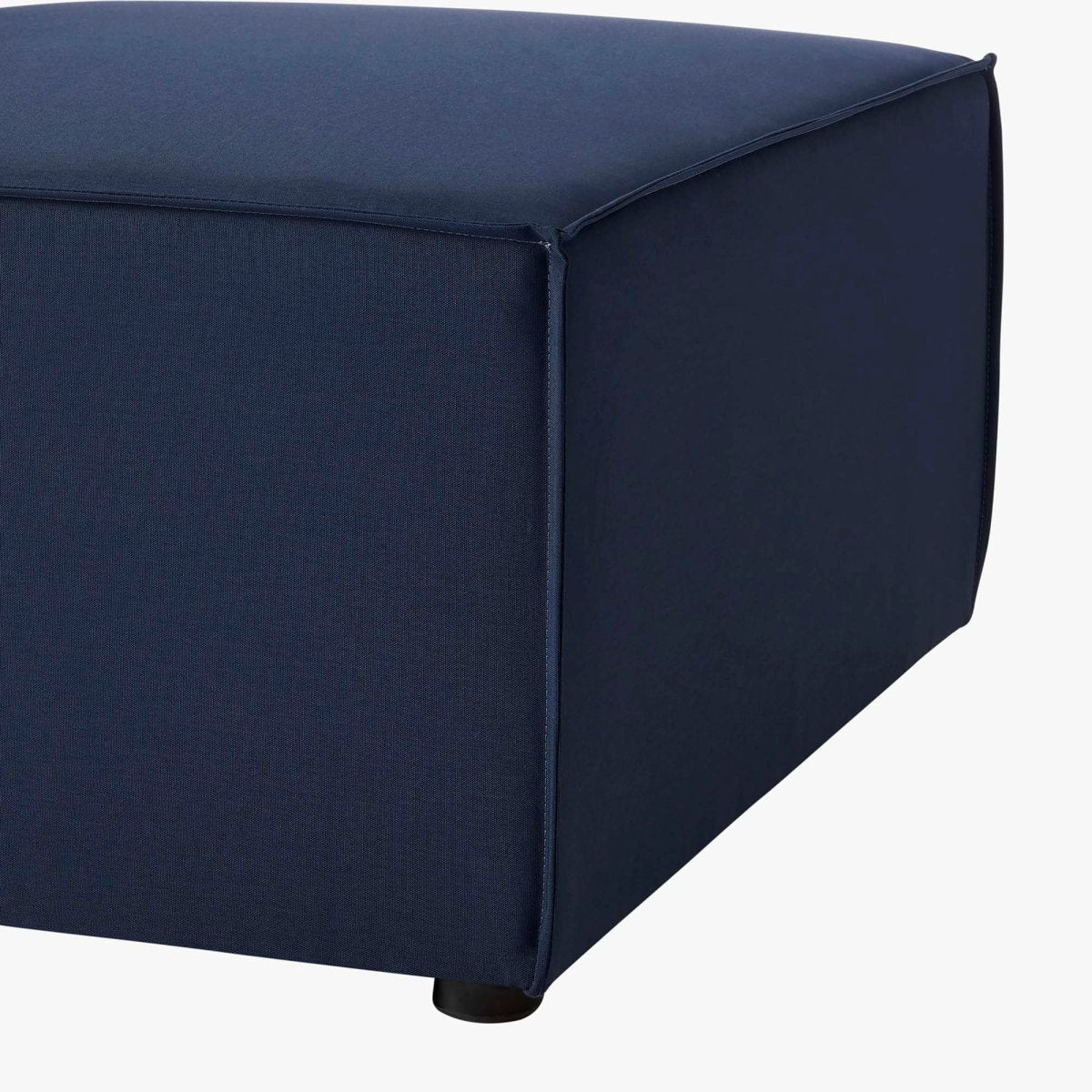 104" Navy 3-Piece Outdoor Patio Upholstered Sectional Sofa - Outdoor - Alpine Outlets