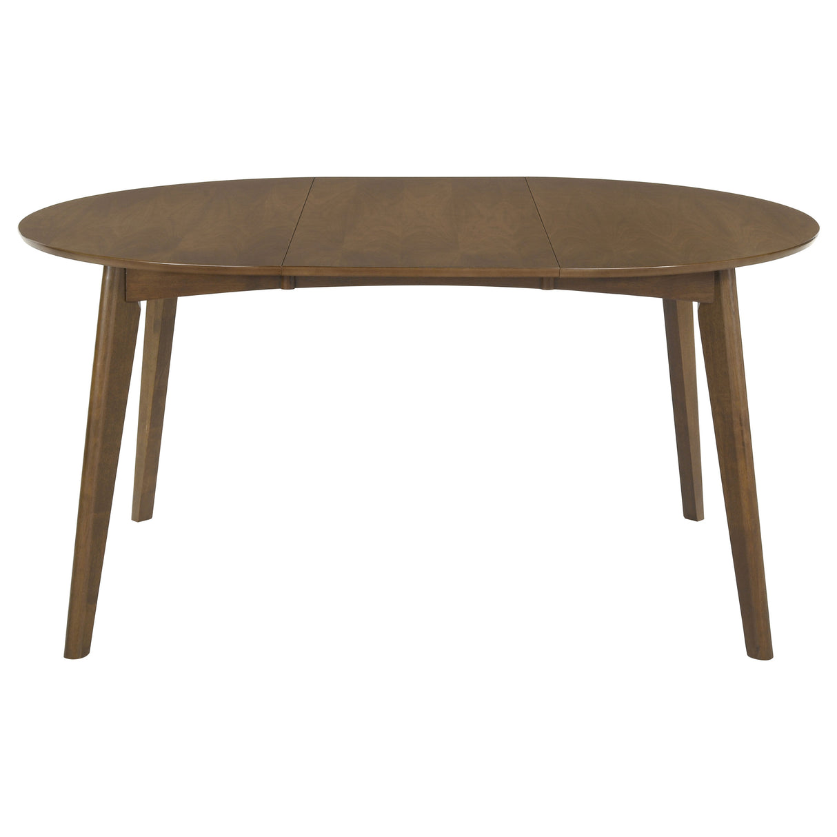 Jedda Oval 60-inch Extension Dining Table Dark Walnut