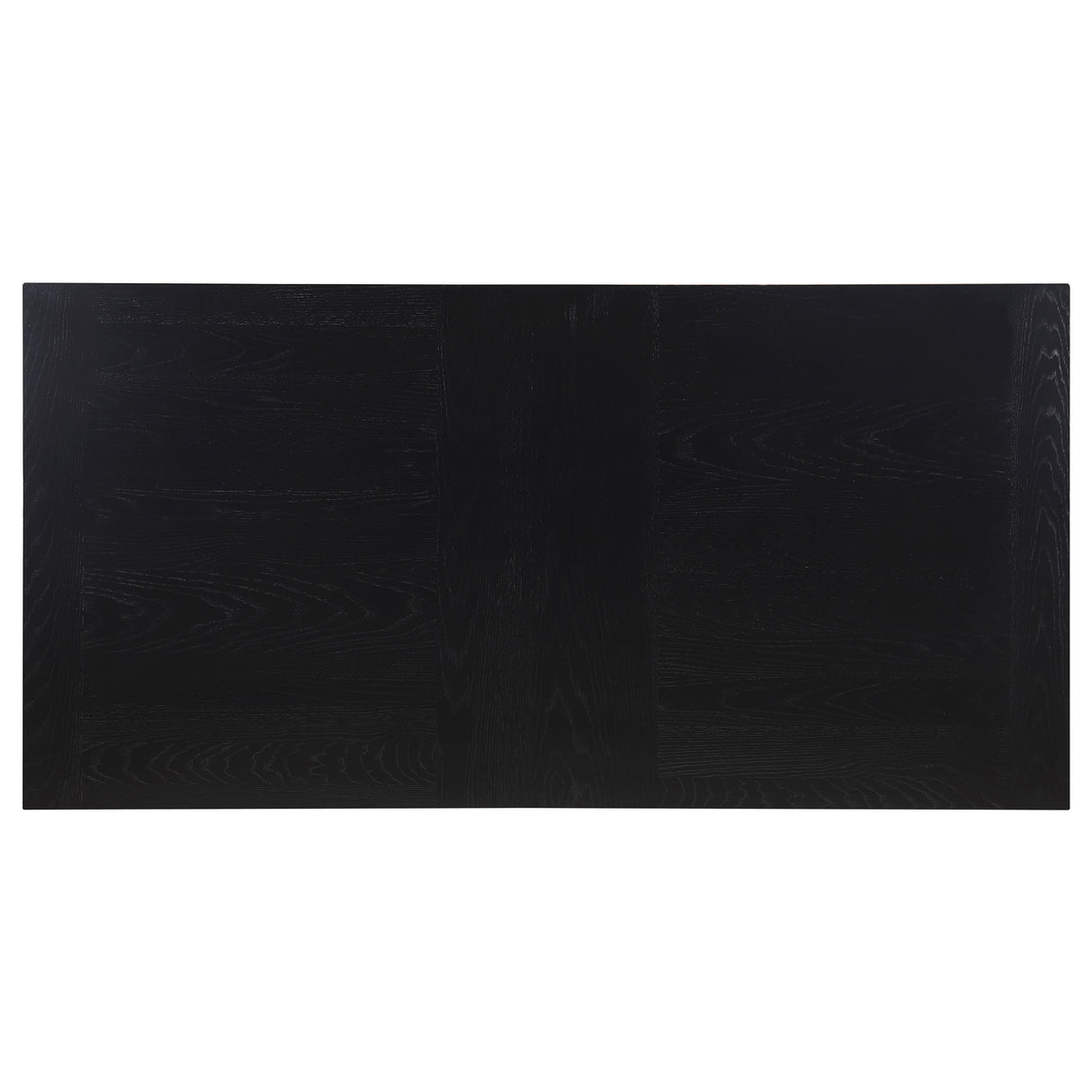 Catherine Rectangular 84-Inch Wood Dining Table Black