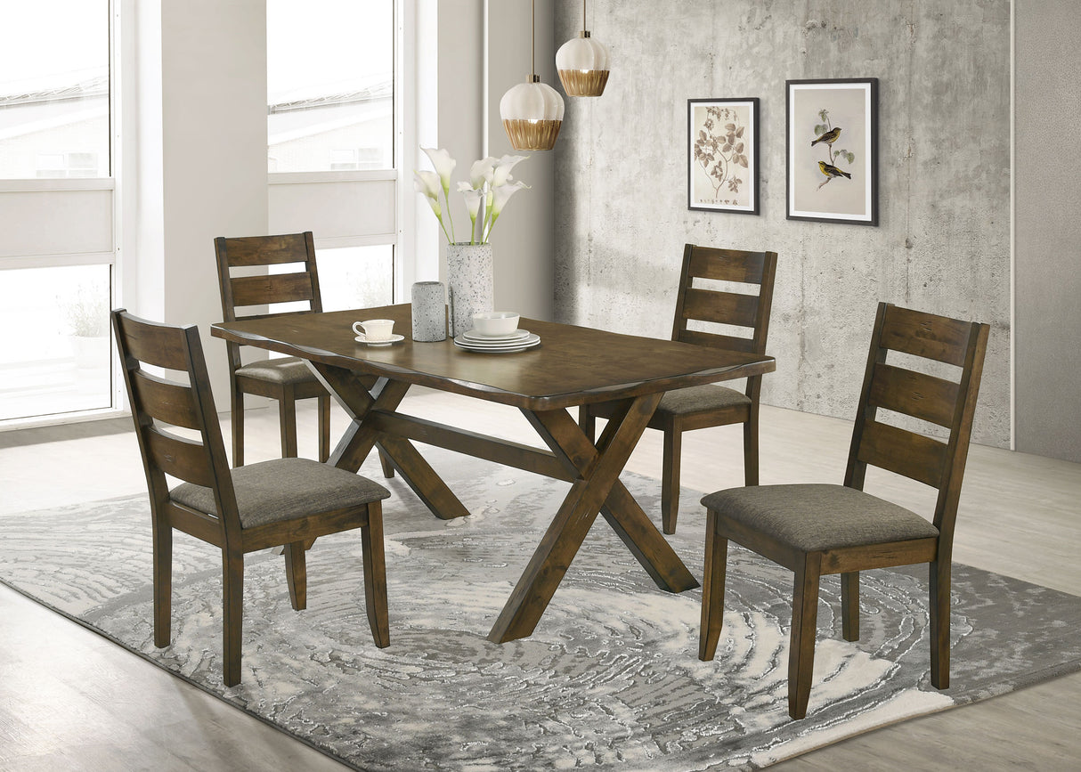 Alston Rectangular 71-Inch Dining Table, Knotty Nutmeg