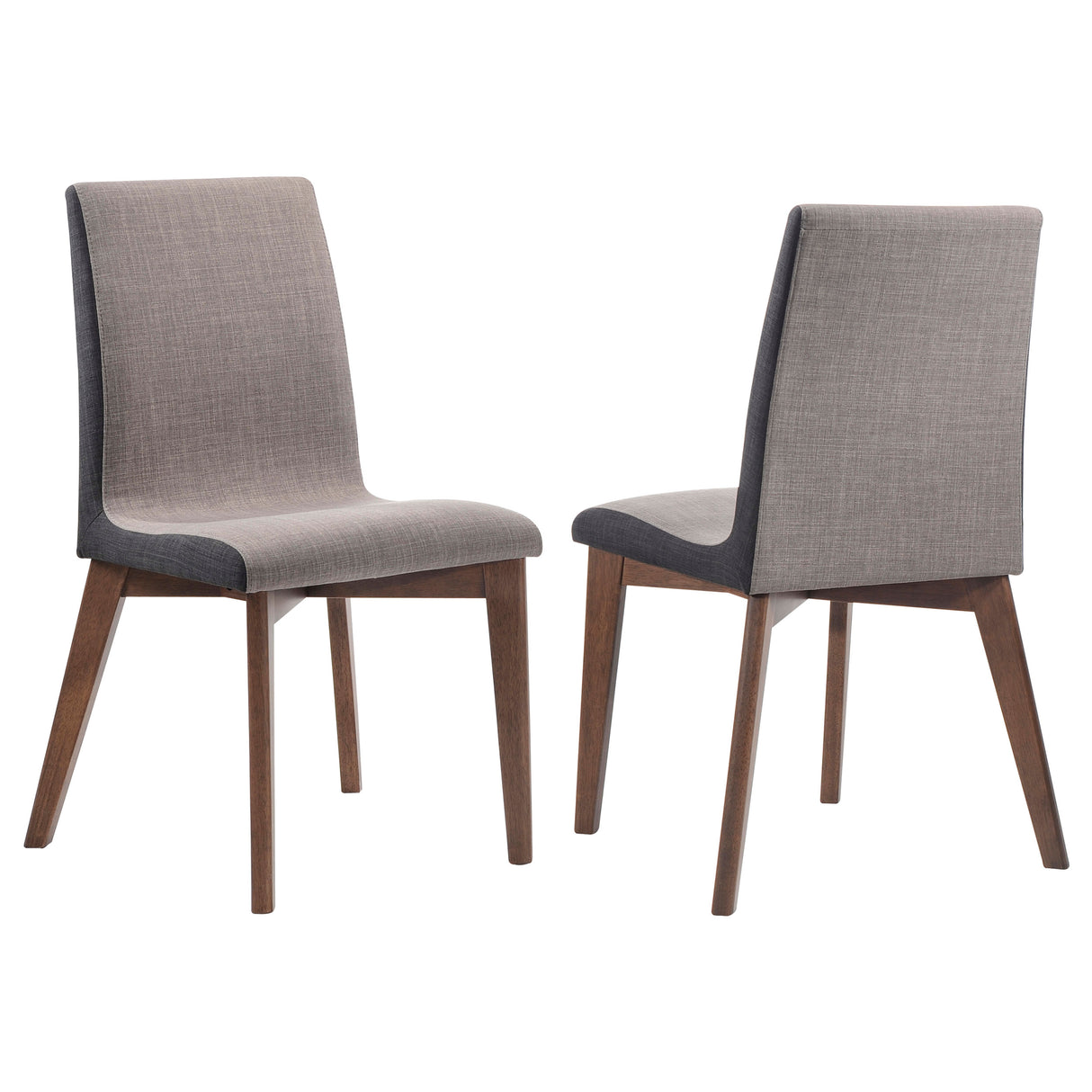 Redbridge Upholstered Dining Side Chair, Walnut (Set of 2)