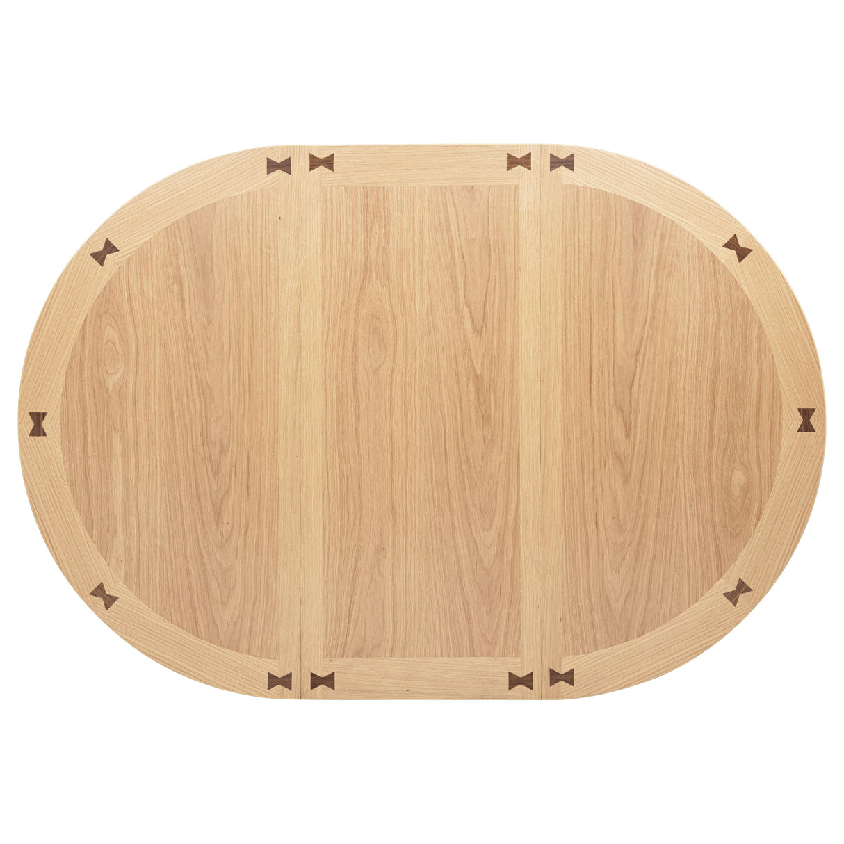 Lavon 5-Piece Oval Extension Dining Set Light Oak