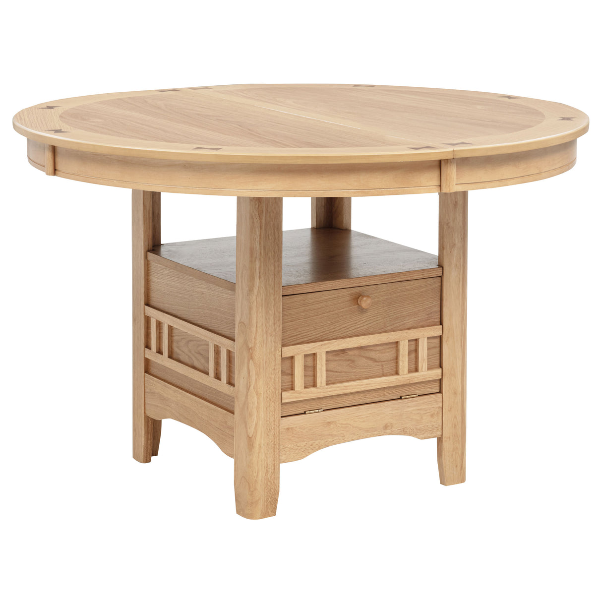 Lavon Oval 60-inch Wood Extension Dining Table Light Oak