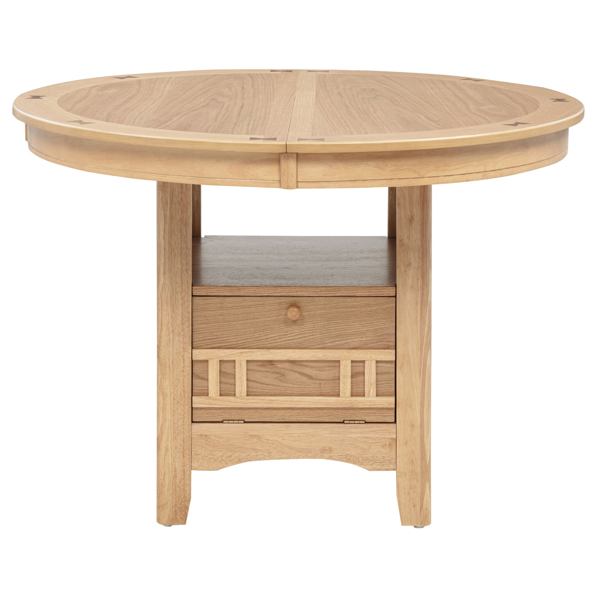 Lavon Oval 60-inch Wood Extension Dining Table Light Oak