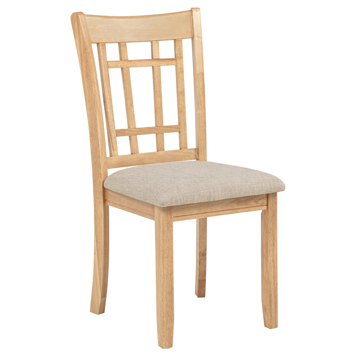 Lavon Wood Dining Side Chair - Linen and Light Oak (Set of 2)