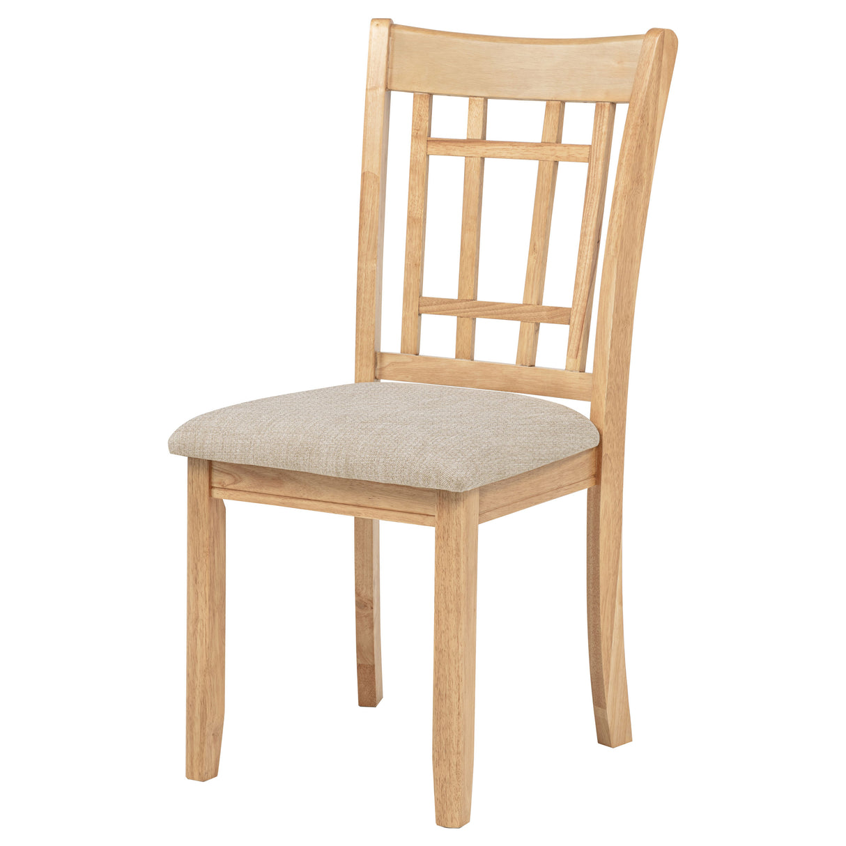 Lavon Wood Dining Side Chair - Linen and Light Oak (Set of 2)
