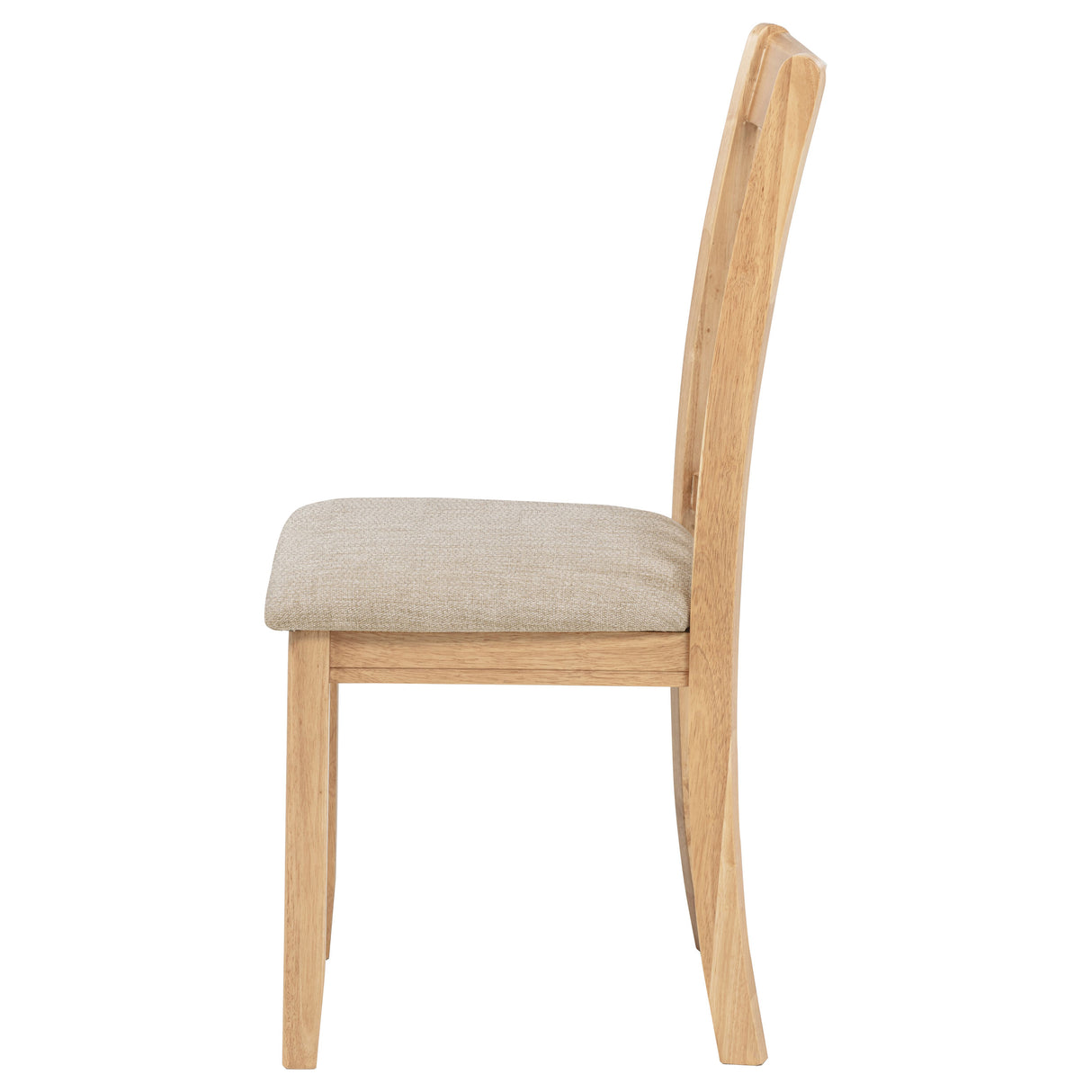 Lavon Wood Dining Side Chair - Linen and Light Oak (Set of 2)