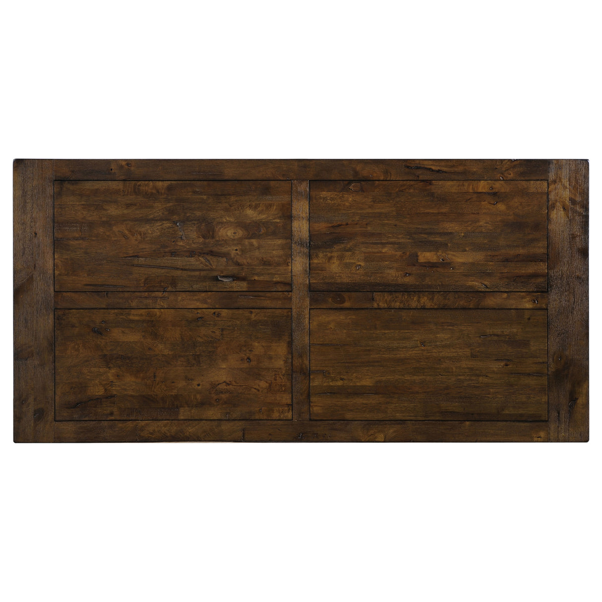 Coleman Rectangular 79-inch Dining Table, Rustic Golden Brown