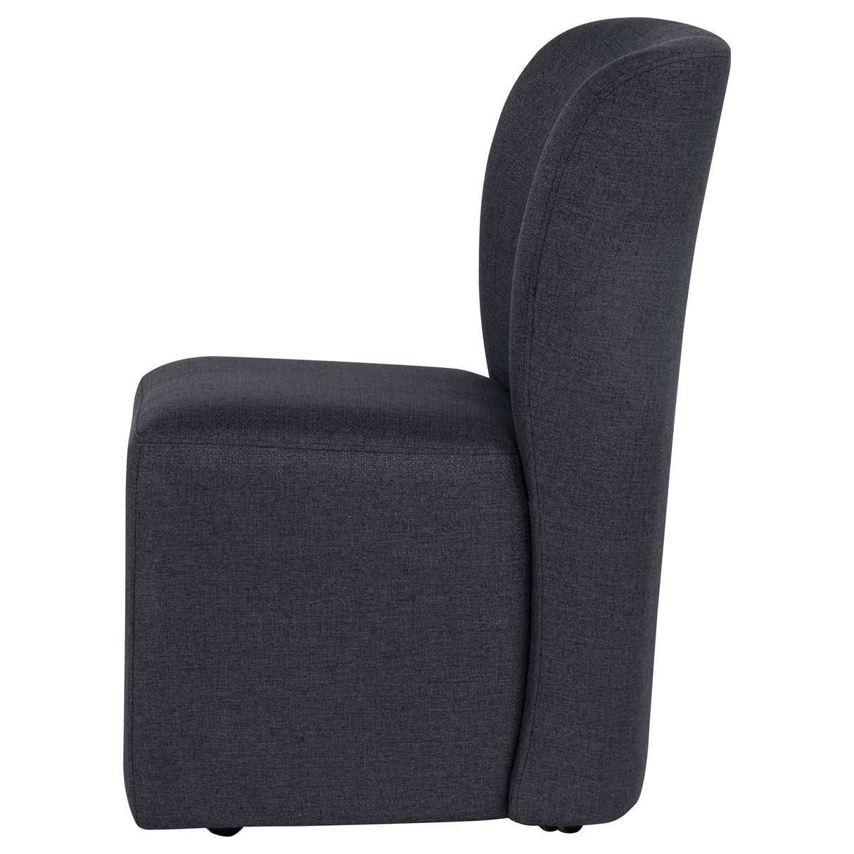 Jaelynn Charcoal Upholstered Parsons Dining Chair, Set of 2