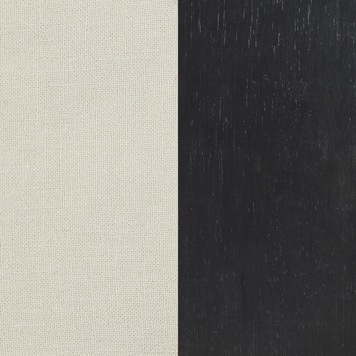 Alana Upholstered Dining Side Chair, Beige and Smokey Black