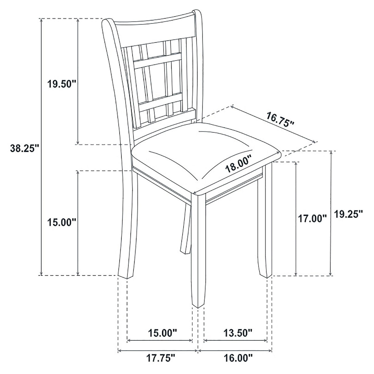 Lavon 5-Piece Oval Extension Dining Set, Medium Grey
