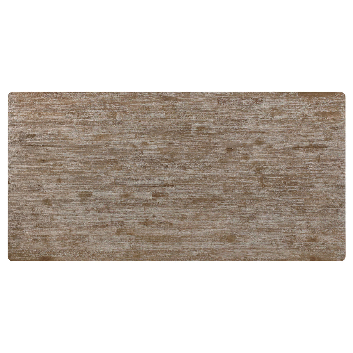 Bridget Rectangular 79-Inch Dining Table Brown Brushed