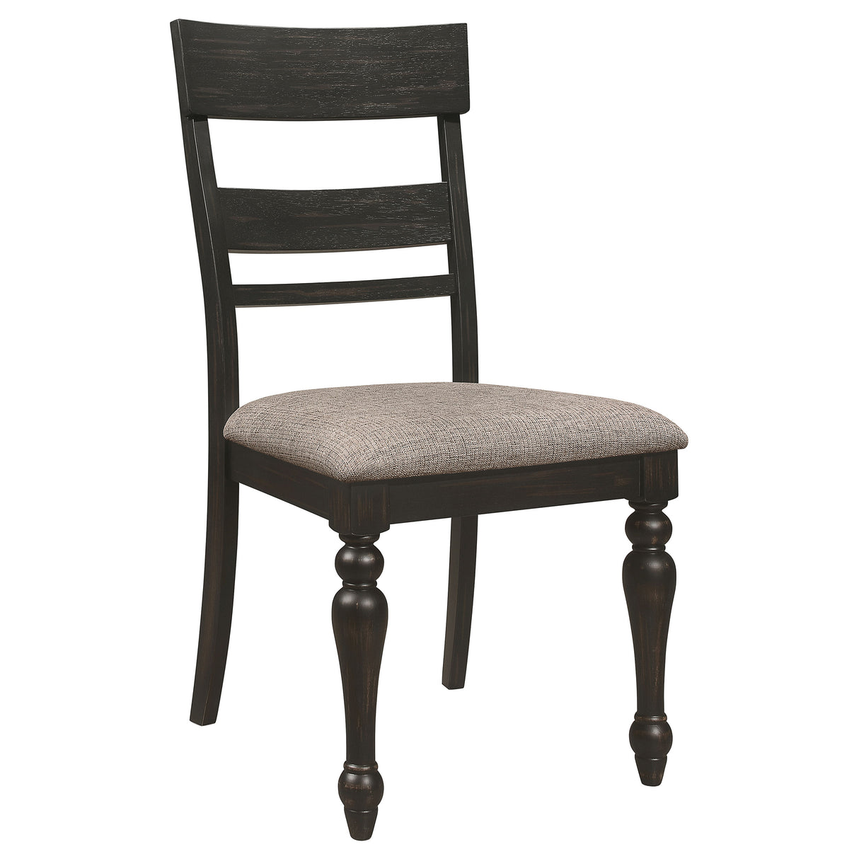 Bridget Wood Dining Side Chair Charcoal, Set of 2
