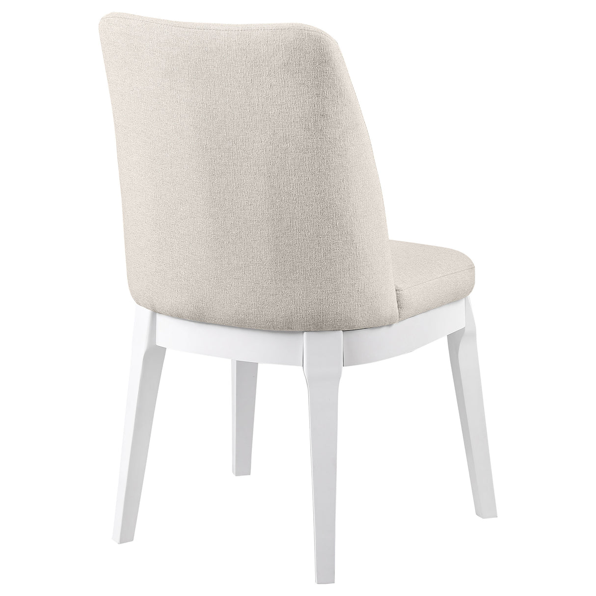 Carissa Upholstered Dining Side Chair, Beige (Set of 2)