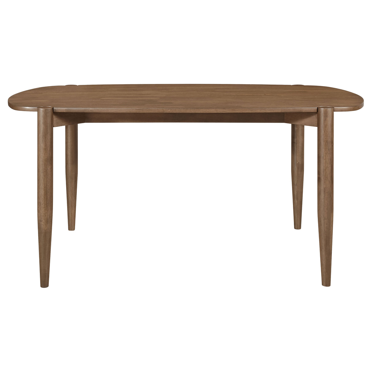 Dortch 5-Piece Oval Walnut Wood Dining Set