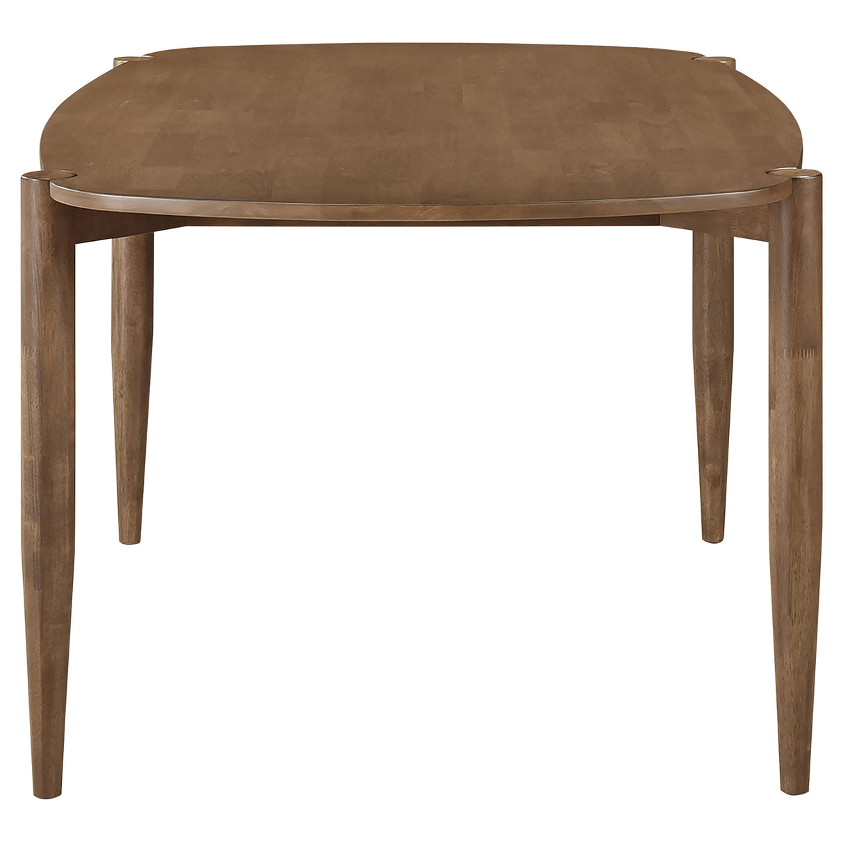 Dortch 5-Piece Oval Walnut Wood Dining Set