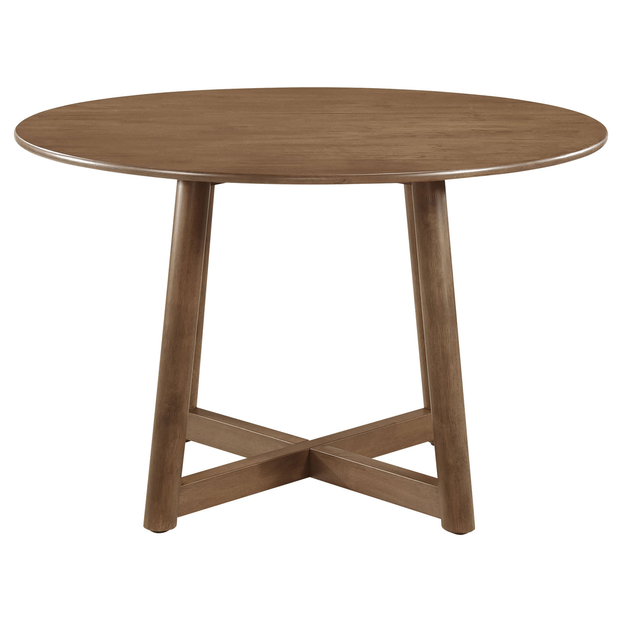 Dinah 5-Piece Round Walnut Dining Set