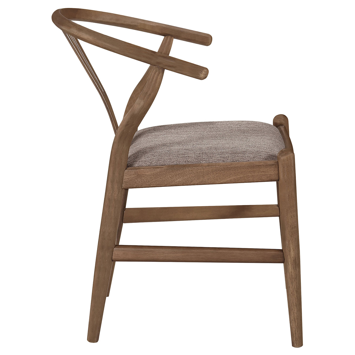 Dinah Wood Wishbone Dining Side Chair Walnut Set of 2