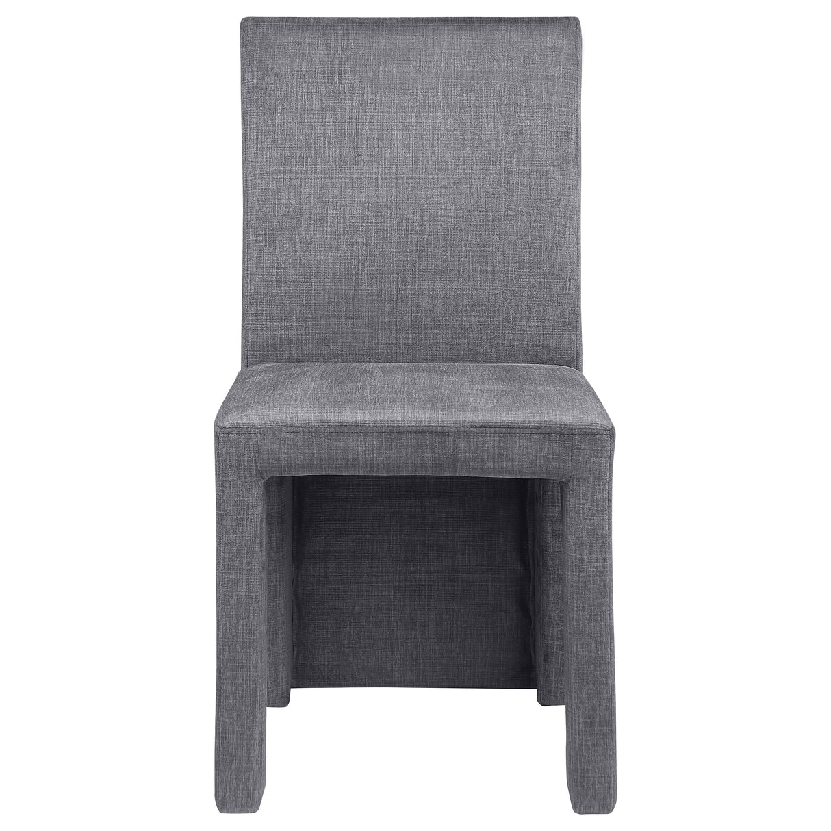 Tordera Velvet Upholstered Dining Side Chair Grey, Set of 2