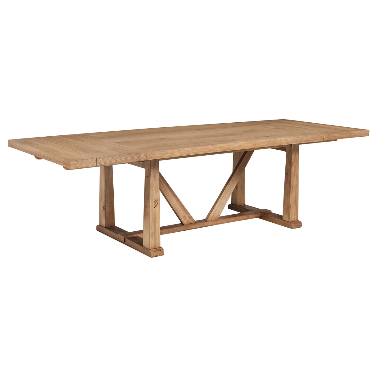 Middleton 106-inch Extension Dining Table Natural Brown