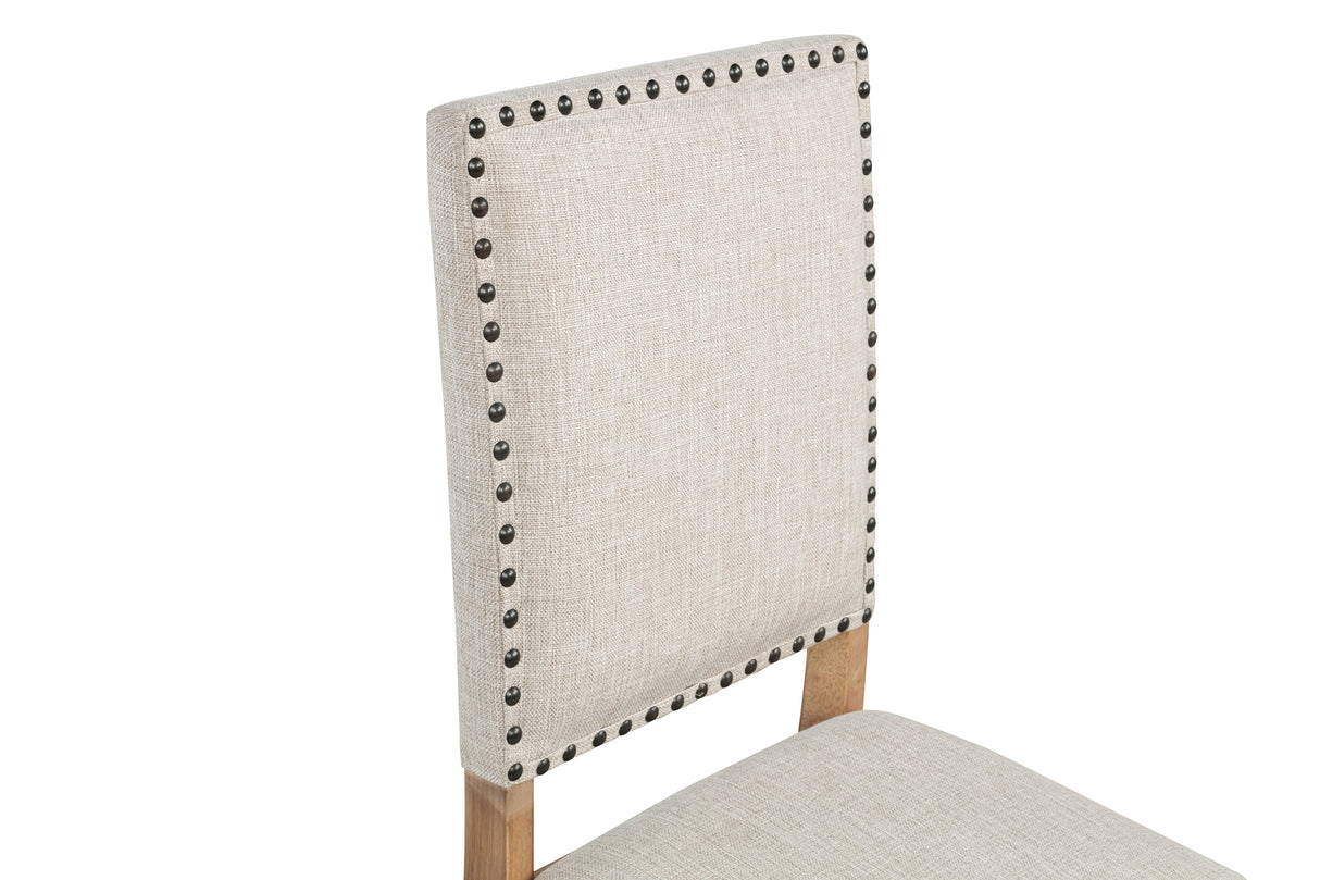 Middleton Upholstered Dining Side Chair, Beige (Set of 2)