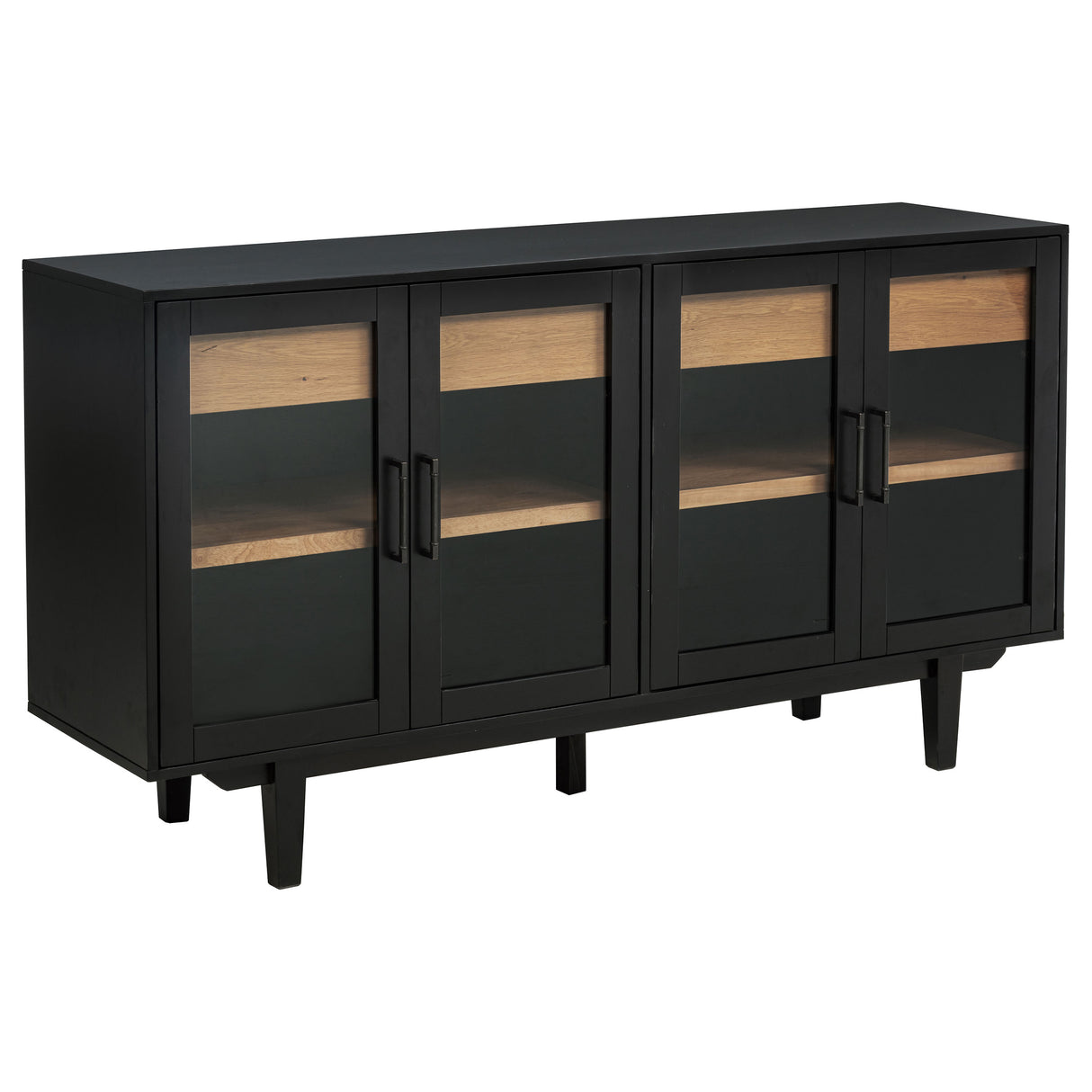 Middleton 4-Door Sideboard Server - Black