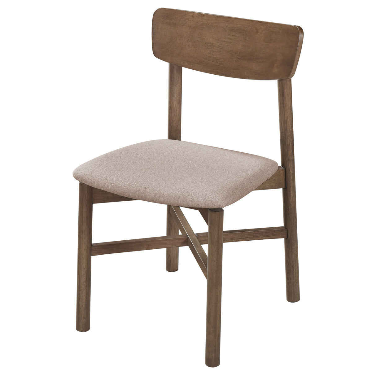Parkridge Dining Side Chair Natural Walnut, Set of 2
