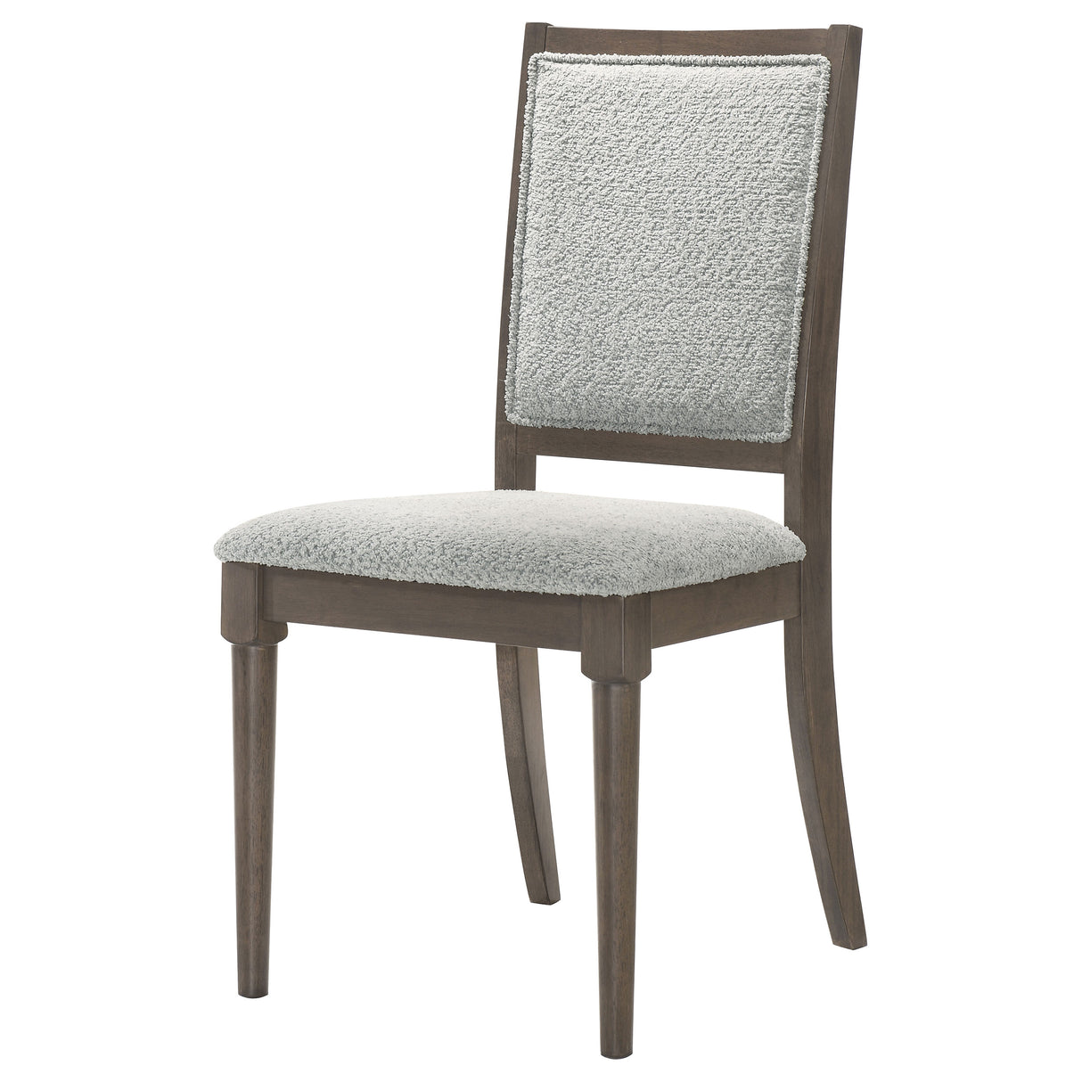 Onslow Upholstered Dining Side Chair Dark Brown Set of 2