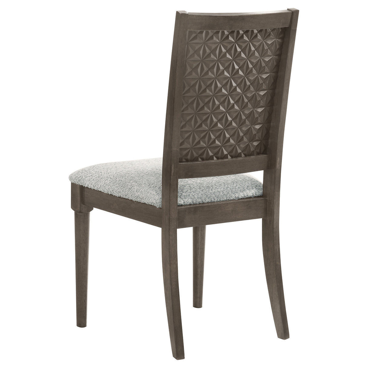 Onslow Upholstered Dining Side Chair Dark Brown Set of 2