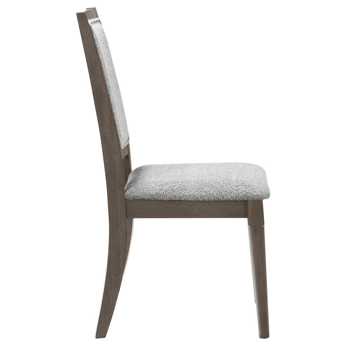 Onslow Upholstered Dining Side Chair Dark Brown Set of 2