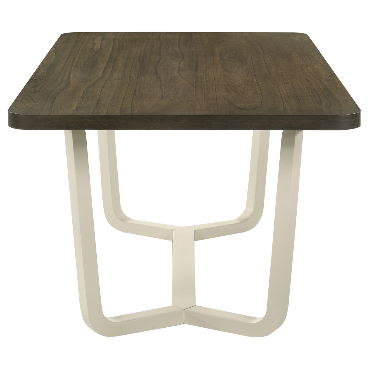Biloxi 5-Piece 71-Inch Rectangular Dining Set in Greyish Brown