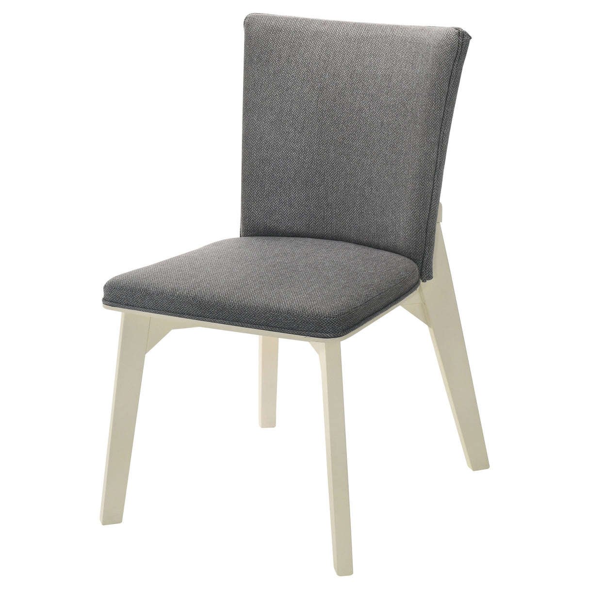 Biloxi Upholstered Dining Side Chair Grey, Set of 2
