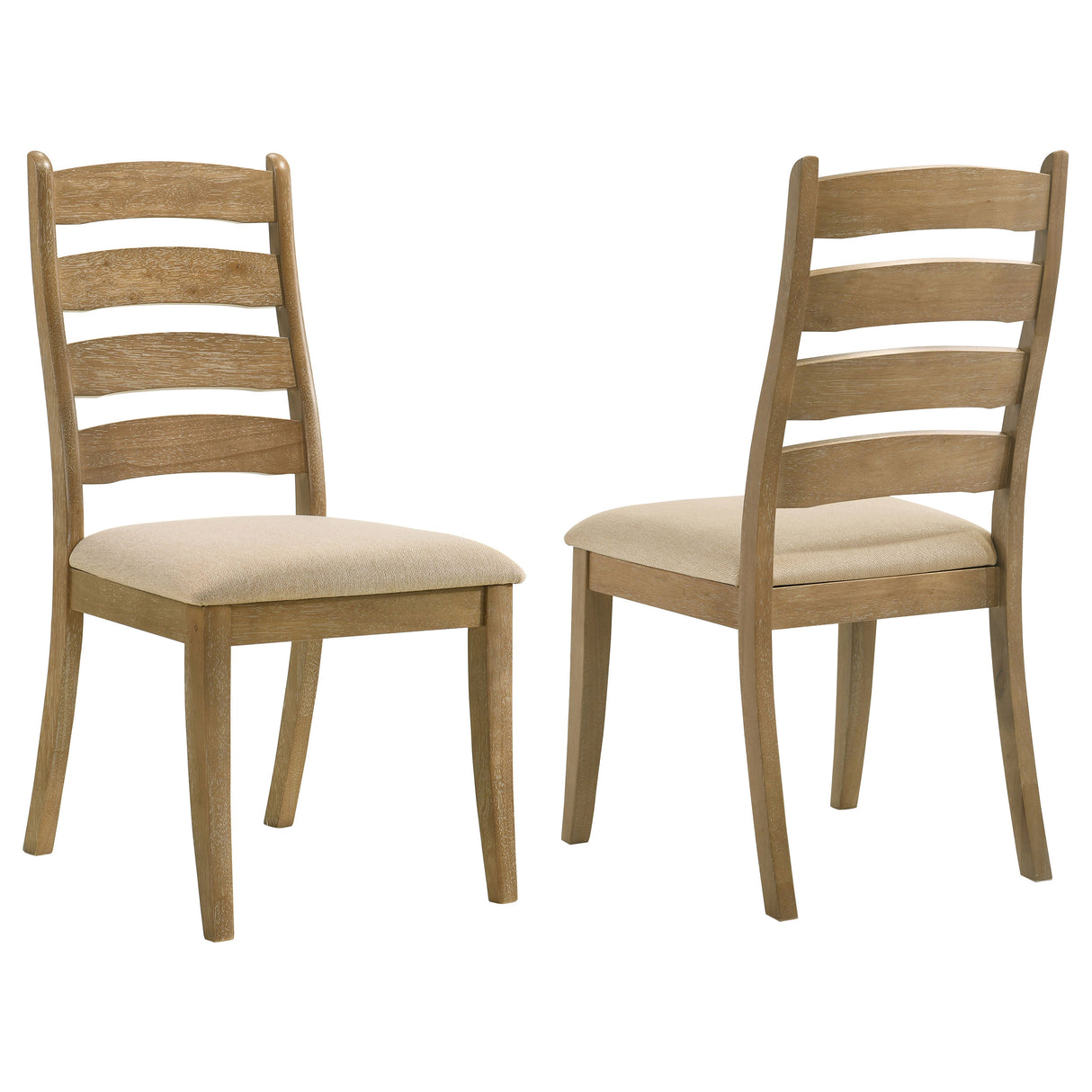 Danvers Wood Dining Side Chair Brown Oak, Set of 2