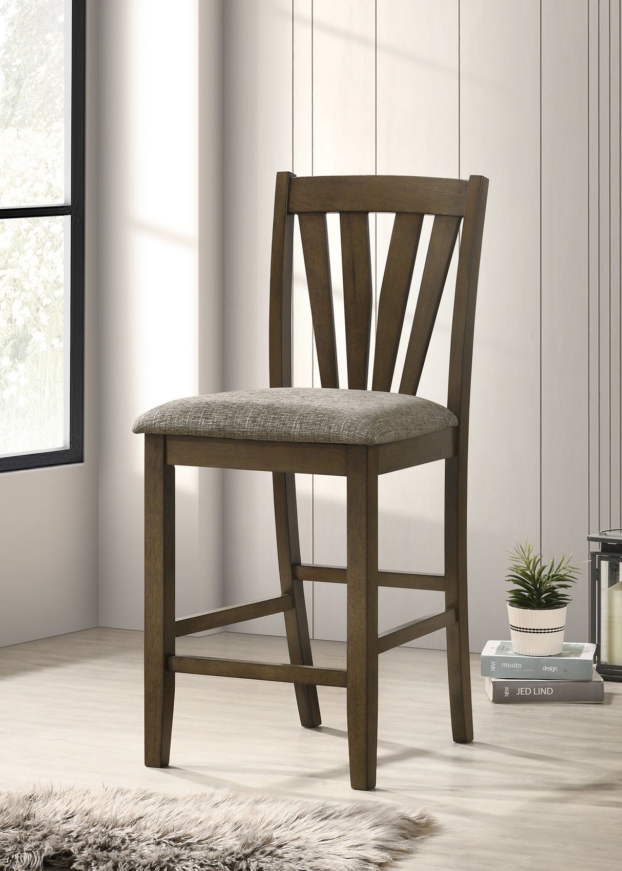 Canfield Counter Height Dining Side Chair Brown - Set of 2
