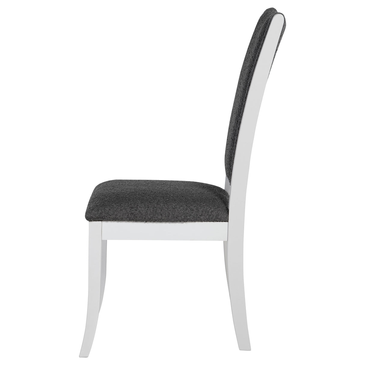 Judd Upholstered Dining Side Chair Pearl White Set of 2