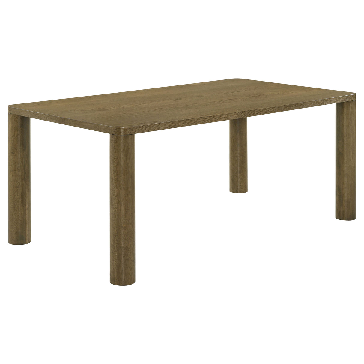 Castlewood 71-Inch Rectangular Dining Table in Brown Oak