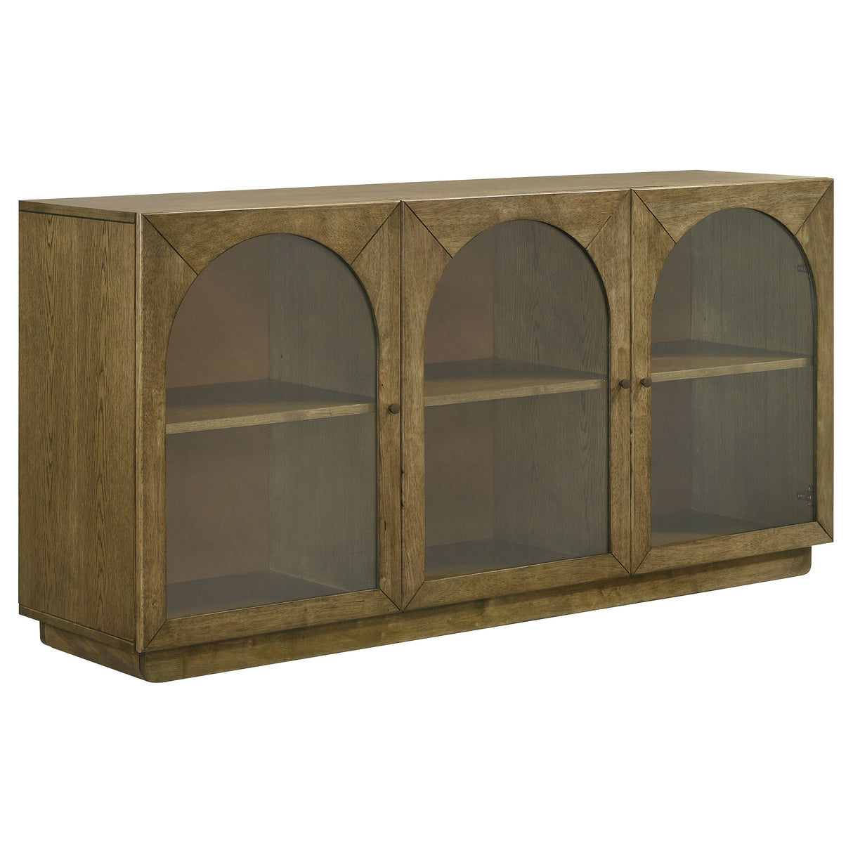 Castlewood 71-Inch Dining Sideboard Buffet in Brown Oak