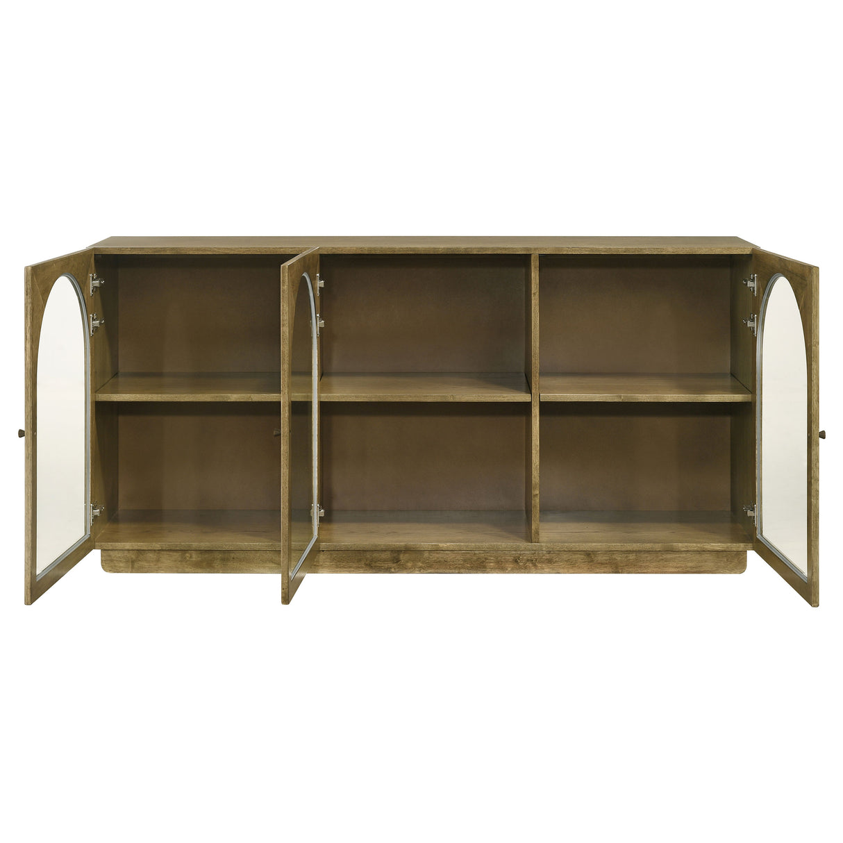 Castlewood 71-Inch Dining Sideboard Buffet in Brown Oak