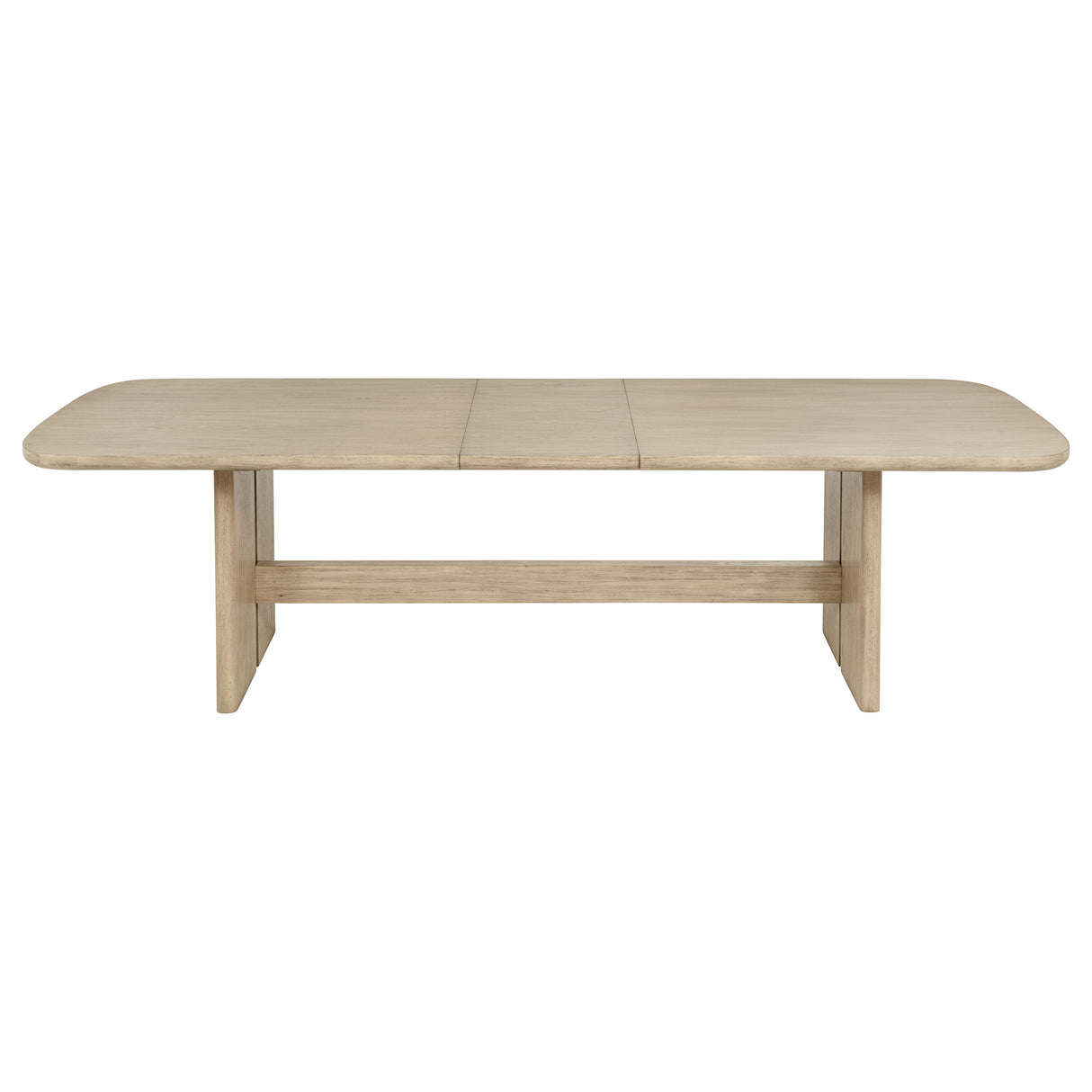 Kailani 110-inch Rectangular Dining Table, Beige Oak
