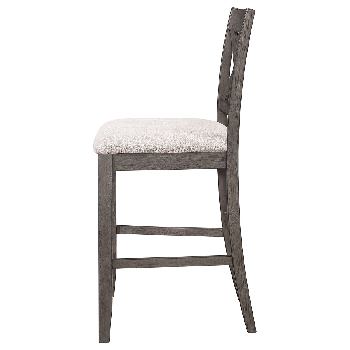 Athens Wood Counter Chair with Cushion - Barn Grey (Set of 2)