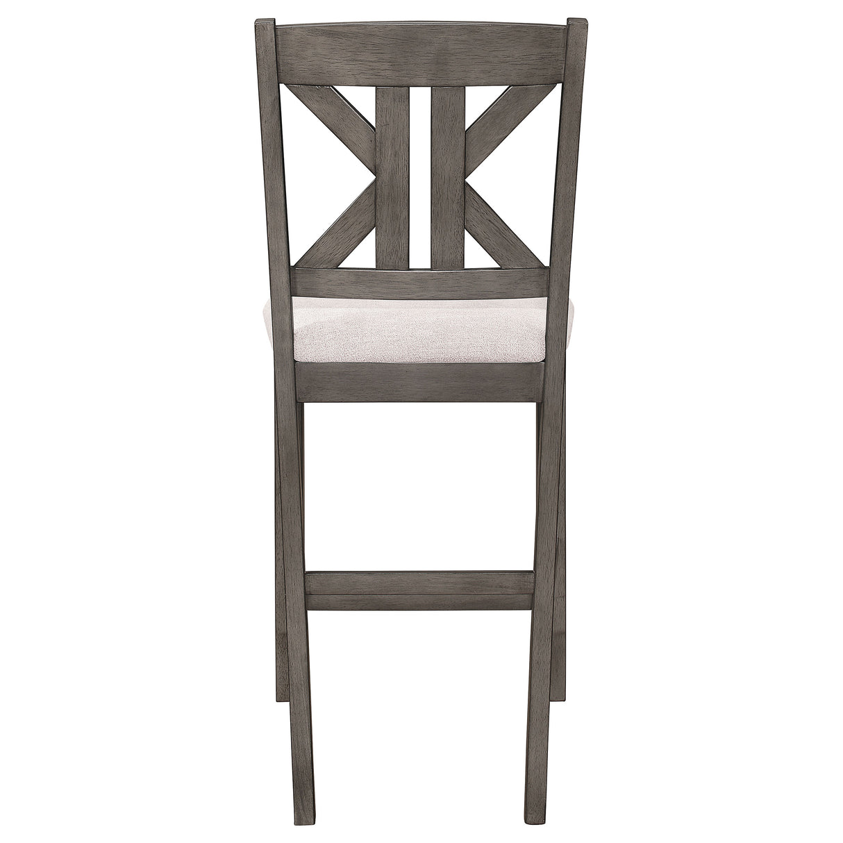 Athens Wood Counter Chair with Cushion - Barn Grey (Set of 2)