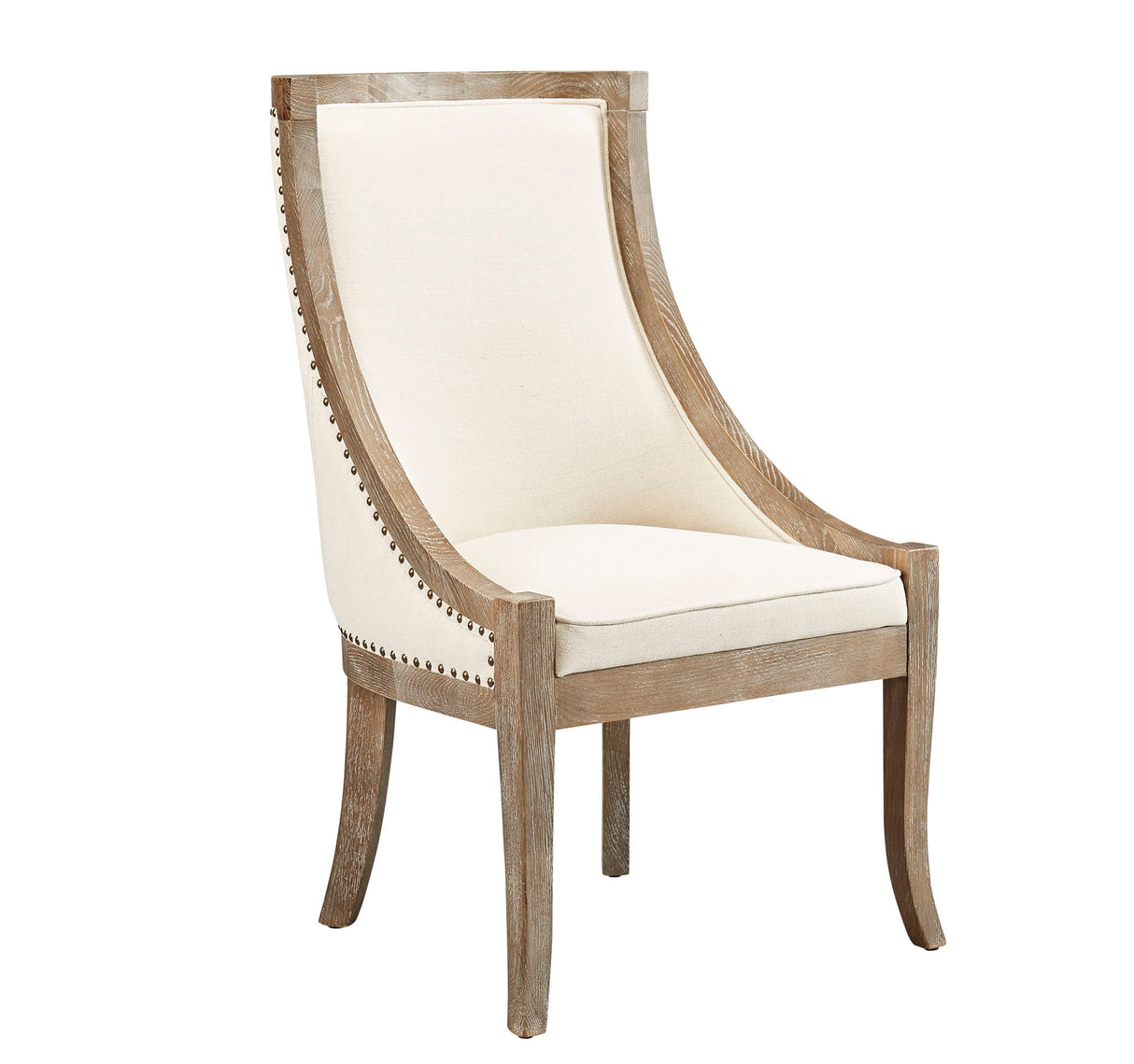 Scoop - Linen Chair - Beige