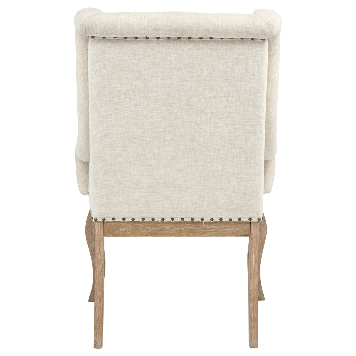Brockway Upholstered Arm Chair Barley Brown, Set of 2