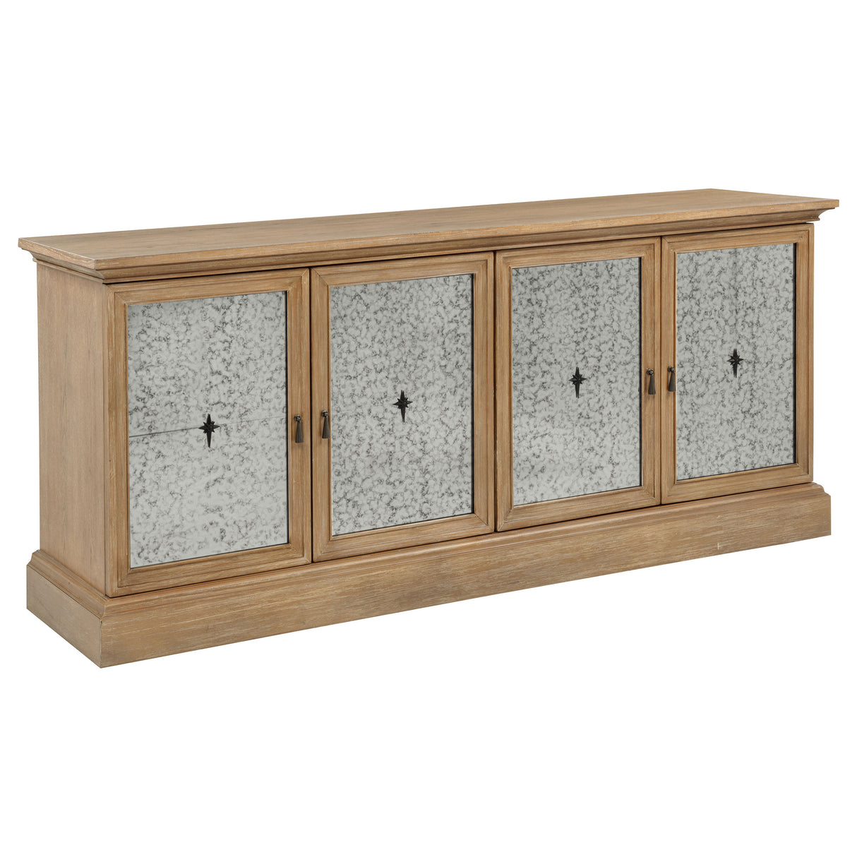 Brockway 4-Door Dining Sideboard Buffet Cabinet, Barley Brown