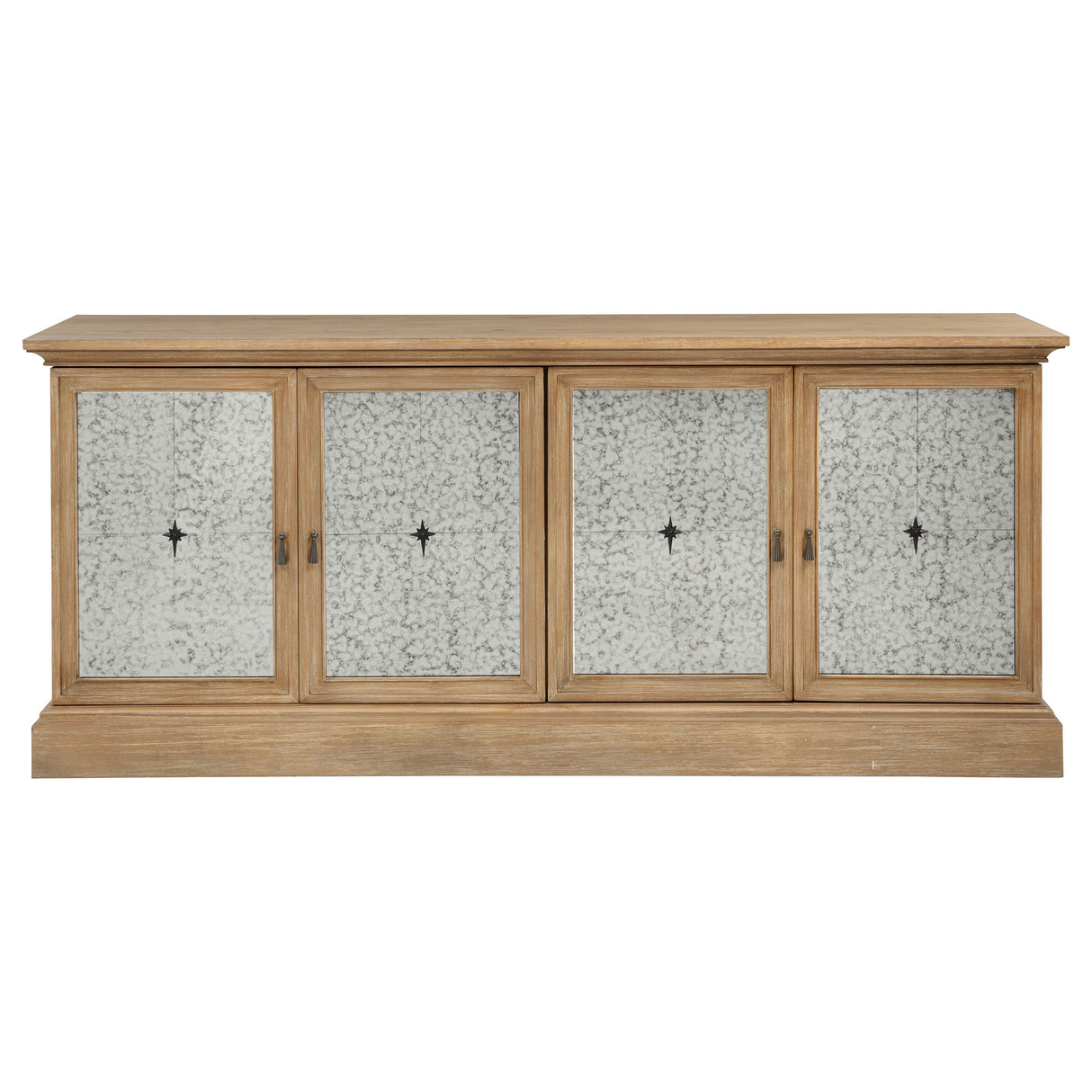 Brockway 4-Door Dining Sideboard Buffet Cabinet, Barley Brown